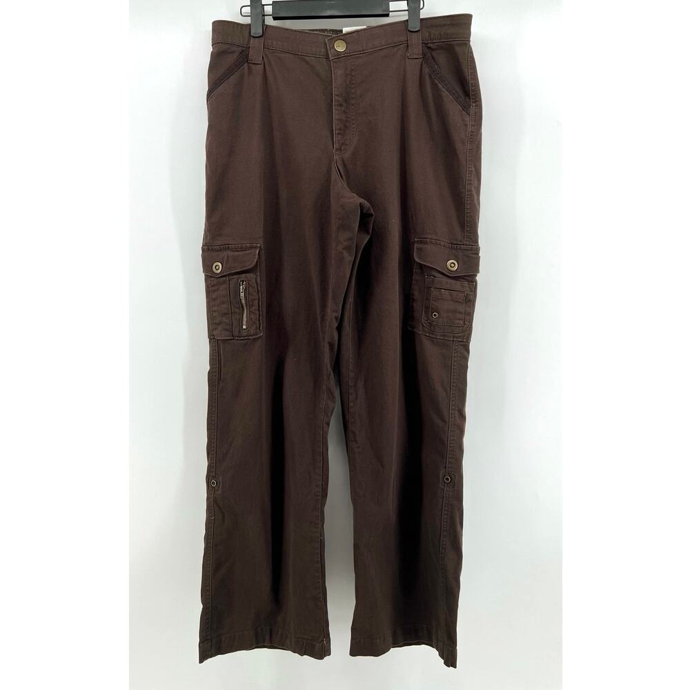 Lee | Comfort Waistband Cargo Pants Brown Women's Size 12 Medium